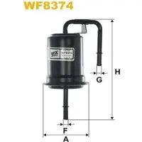 WIX FILTERS WF8374 Brandstoffilter