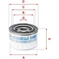 Sofima S 0140 R Oliefilter