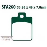 EBC Brakes SFA260 Remblokken