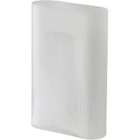 Muuto Vaas Ridge White Frosted Glass 35 cm