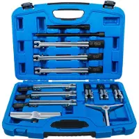 Bgs Trekkerset - 12-delig - Stevige gereedschapskoffer van kunststof - Zware "heavy duty" uitvoering
