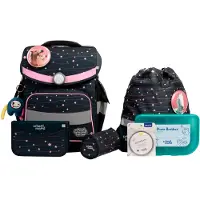 School-mood Timeless Pro Schooltas set 7-delig zwart