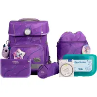 School-mood Champion Pro Schooltas set 7-delig paars