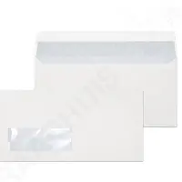 Diversen Exclusive envelop wit 110 x 220 mm - EA5/6 venster links zelfklevend (200 stuks)