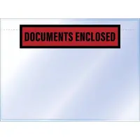 Raadhuis paklijstenvelop A5 - 225x165mm - Documents Enclosed - 100 stuks