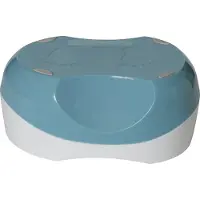Vertbaudet Plaspotje 3-in-1 blauw/wit
