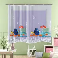 Wisan jacquard vitrage Gordijn 200 x 160 cm Geschilderd jacquardgordijn voor kinderen 200 x 160 cm