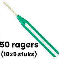 Lactona Easygrip Ragers Recht-Small - 4mm - Groen - 10 x 5 stuks - Voordeelverpakking