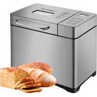 Biolomix - Broodbakmachine - Broodmachine - Oven - 650W - 1KG 19-in-1 Automatische Broodbakmachine - Roestvrij Staal