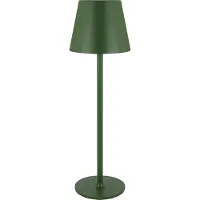 Strühm Toga Led - Tafellamp Oplaadbaar – Draadloos en dimbaar – CCT - Warm wit / Daglicht / koud wit - Moderne touch lamp – Nachtlamp Slaapkamer – 37 cm – Groen