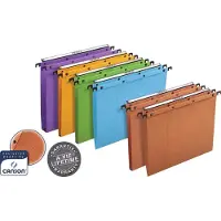 Pierre by Elba L'Oblique hangmappen voor laden AZO tussenafstand 380 mm bodem 30 mm oranje