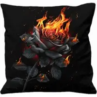 Spiral - Gothic Kussens - Flaming Rose - voor Geen - meerkleurig | Maat Standard
