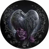Spiral - Gothic Snijplank - Raven Heart - voor Geen - meerkleurig - Maat Standard