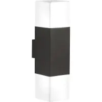 TRIO HUDSON - Wandlamp - Antraciet - incl. 2x E14 3,5 W - Verlichting omhoog en omlaag - Wandmontage - Niet dimbaar - Buitenverlichting - IP44