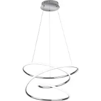 TRIO Led hanglamp Bologna chroom