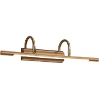TRIO CUADRO - Wandlamp - Oud messing - incl. 1x SMD 8 W - OSRAM lichtbron - Verlichting omhoog en omlaag - Wandmontage - Niet dimbaar