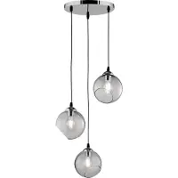 REALITY IMPORT Globe lamp Clooney 3x Ø20cm