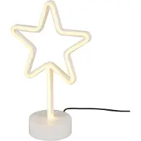 Reality R55230101 tafellamp STAR wit - LED - 29,5 cm