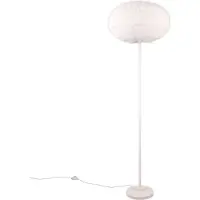Reality Stoffen vloerlamp Furry crème Ø 50cm