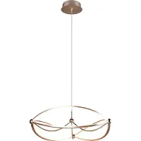 TRIO Klassieke led hanglamp Charivari Ø 62cm