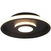 TRIO Plafonnière Ascari 30cm zwart