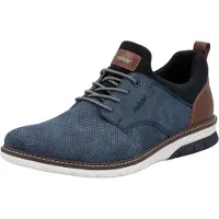 Rieker Veterschoen blauw gemêleerd / brokaat / zwart