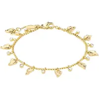 Pilgrim Armband goud / transparant