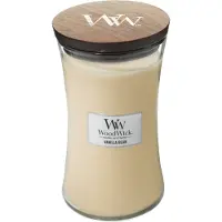 Woodwick Hourglass Large Geurkaars - Vanilla Bean - 130 branduren