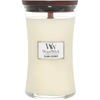 Woodwick island coconut large candle