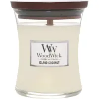 Woodwick Geurkaars Medium Island Coconut 275 Gr