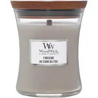 Woodwick fireside medium candle