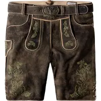 Stockerpoint Klederdracht broek 'Edgar' bruin / olijfgroen