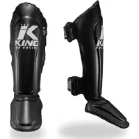 King Pro Boxing Scheenbeschermers KPB/SGL 7 Zwart Wit
