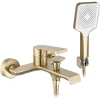 REA My2061-3Gg Hass - Badkraan - Geborsteld Goud - 21 X 20 X 10 Cm