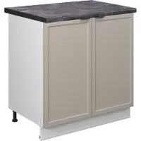 Vicco Fame-Line Wastafelkast – 80 cm, WB Antraciet GrijsBeige