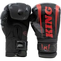 King Pro Boxing - Shogun Bokshandschoenen - Zwart/rood 12 oz
