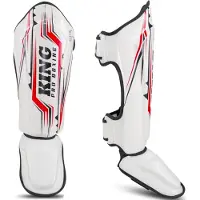 King Pro Boxing Scheenbeschermers KPB/SG Spartan 2 Wit - L