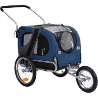 Trekker met aanhanger voor honden, 2-in-1