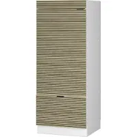 Vicco Hoge kast Fame-Line, Eiken paneel/Wit, 60 cm