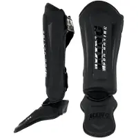 King Pro Boxing Revo Series 4 - Scheenbeschermers kickboksen - L - Zwart