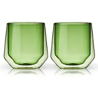 Viski Tumbler Aurora Green 266 ml (Set van 2)