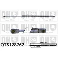 Quinton Hazell QTS128762 Gasveer motorkap