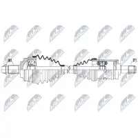NTY NPW-BM-115 Aandrijfas