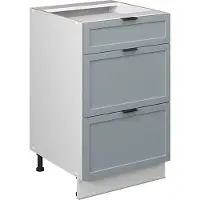 Vicco Fame-Line Keukenonderkast – 50 cm, WB Antraciet Licht blauw-grijs