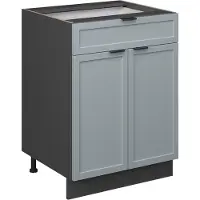 Vicco Fame-Line Keukenonderkast – 60 cm met lade, zonder werkblad Licht blauw-grijs