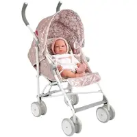 Munecas Arias Fantasy Handlebar Height Stroller Chair 34x61x73 Cm 73 Cm Goud Kinderen