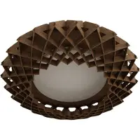 Pilke Signature plafondlamp Ø65 cm Bruin
