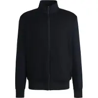 BOSS Sweatshirt met rits van gemerceriseerde, elastische katoenpiqué Maat L