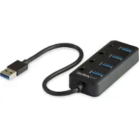 StarTech.com Usb 3 4-port With On/off Switches Hub