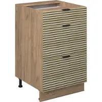 Vicco Fame-Line Keukenonderkast – 50 cm, WB Eik Eiken paneel